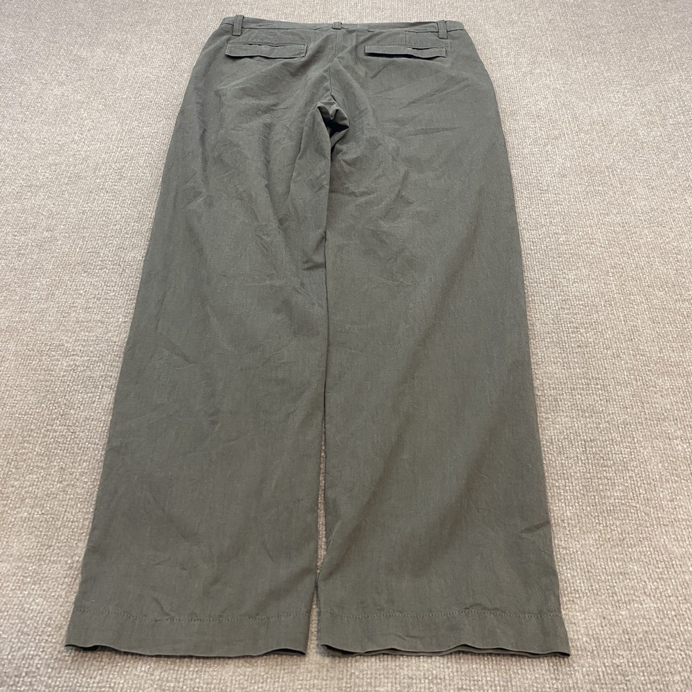 Banana Republic Pants Mens 33x32 Green Chino Wide Leg Classic Fit Travel Office